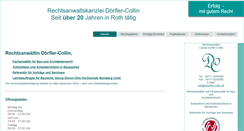 Desktop Screenshot of doerfler-collin.de